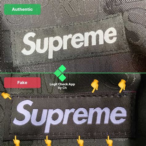 how to spot fake supreme bag|how to identify a fake supreme.